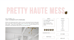 Desktop Screenshot of prettyhautemess.com